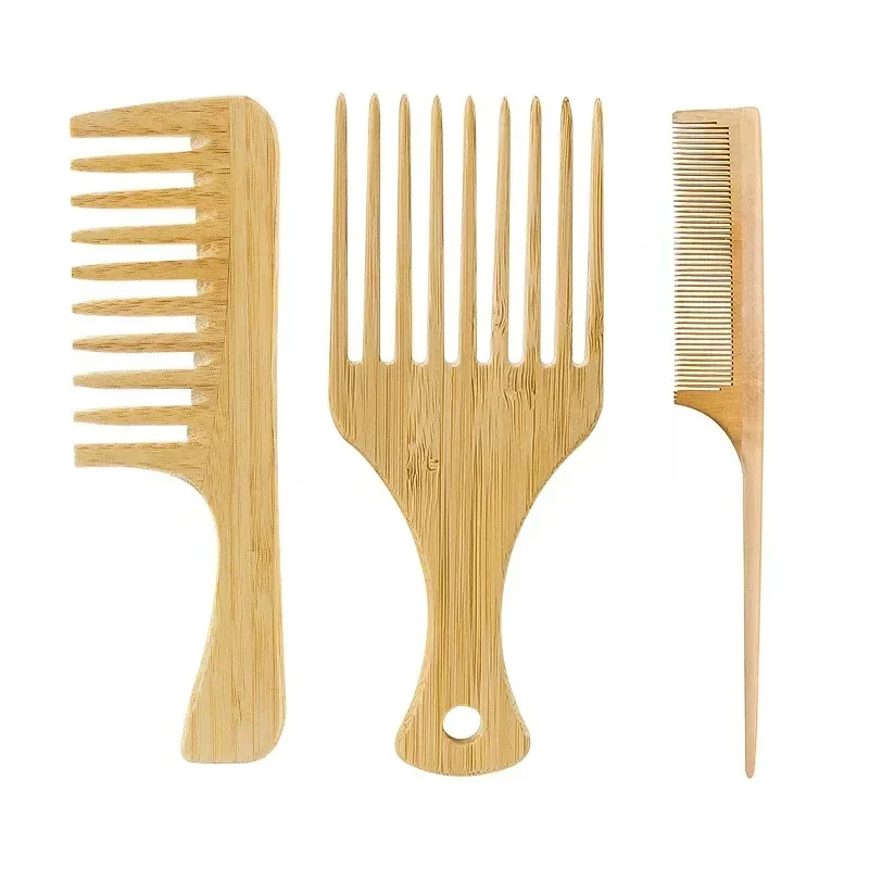 Bamboo Toothbrush - 1 adet Doğal Bambu Ahşap Saç