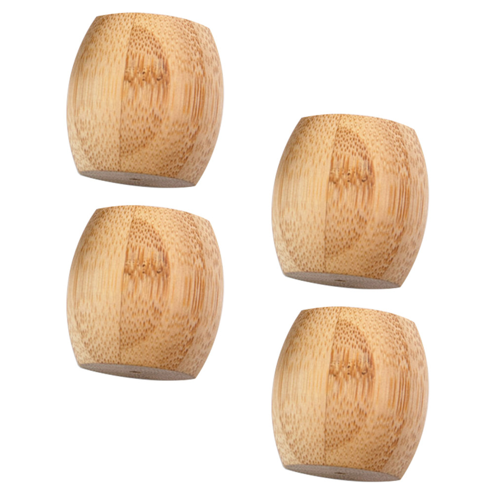 Bamboo Toothbrush - 4 Adet Bambu Banyo Düzenleyici, Yerden