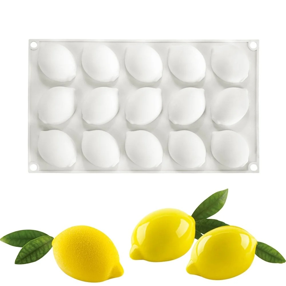 Eco Soap - 15 Bölmeli Limon Şeklinde Gıda Silikon