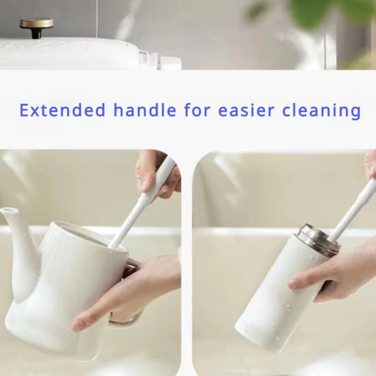 Reusable Bottle - Uzun saplı, katlanabilir, 360 derece dönebilen,