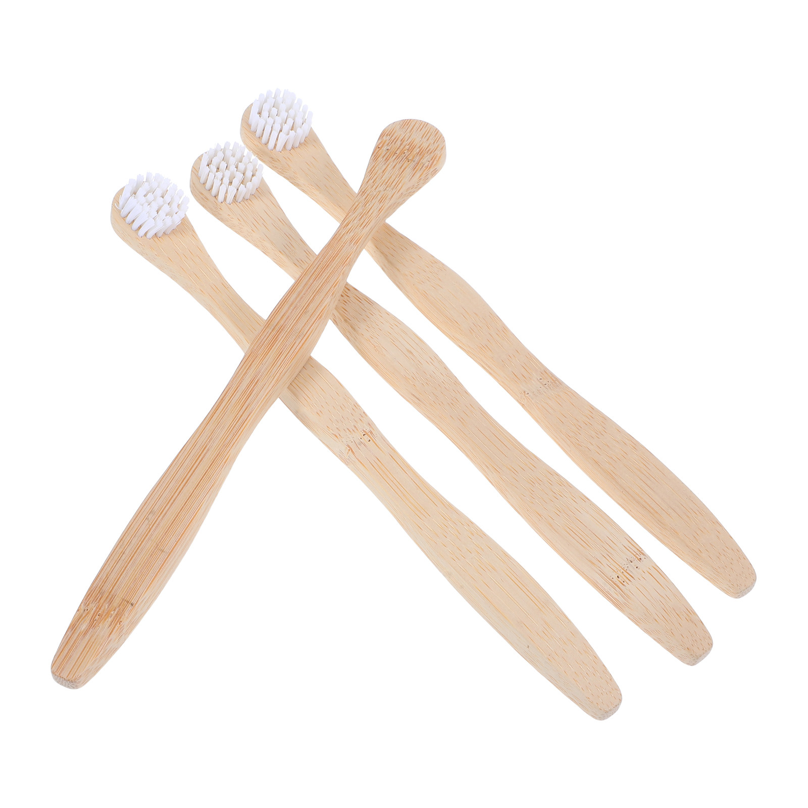 Bamboo Toothbrush - 4 Adet Bambu Dil Temizleyici ve