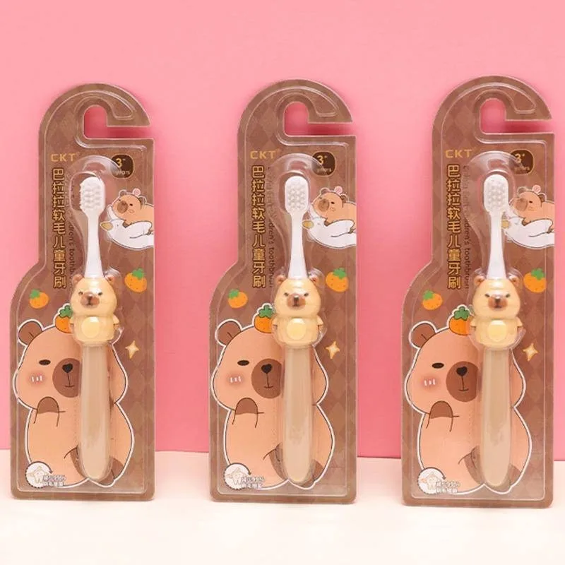 Bamboo Toothbrush - Kapibara Bebek Diş Fırçası Sevimli Çizgi