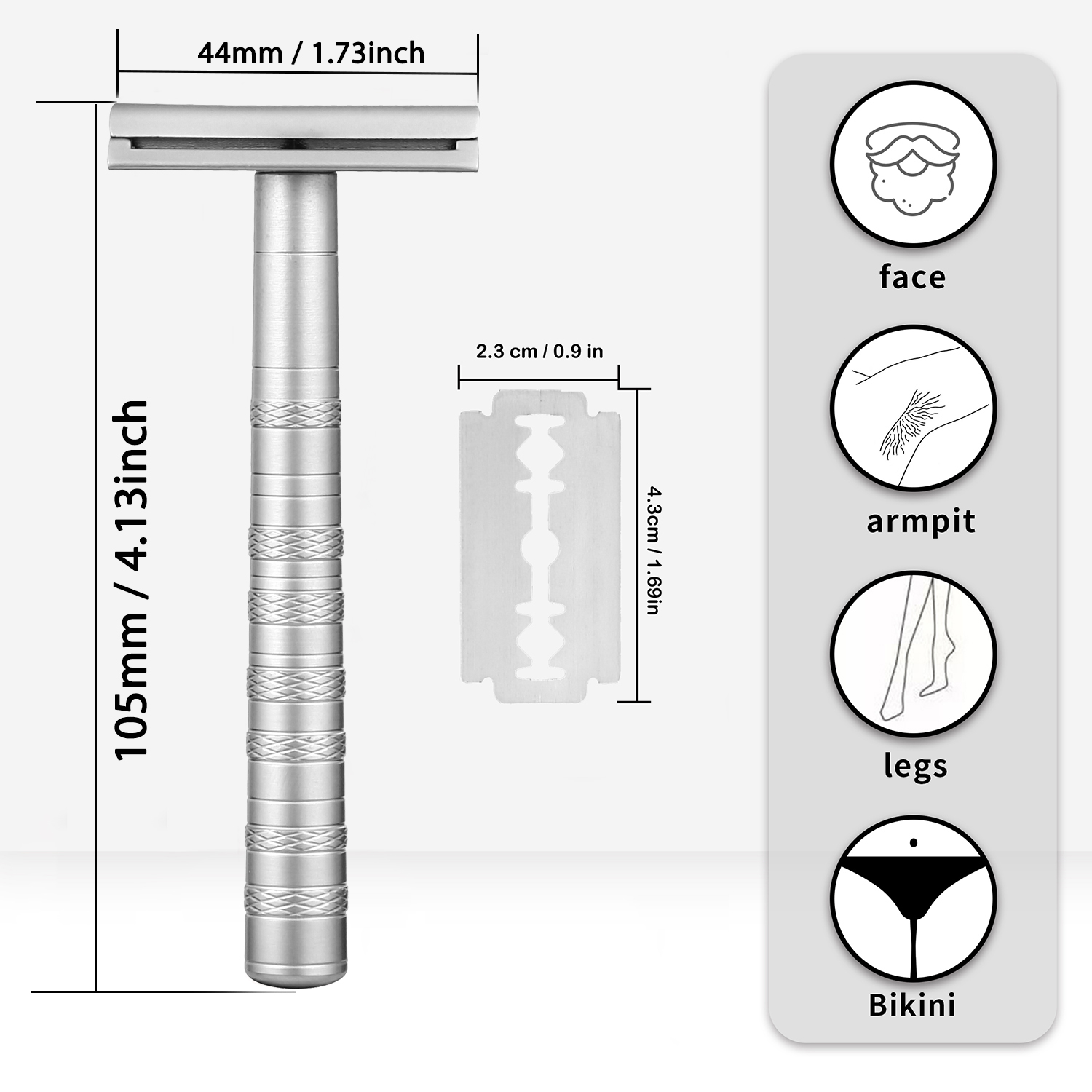Çift Taraflı Tıraş Makinesi 5  - Safety Razor Handle incelemesi ve fiyatı